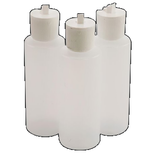 Tipton 197624 Flip Top Solvent Bottles 4 oz Plastic 3 Per Pkg