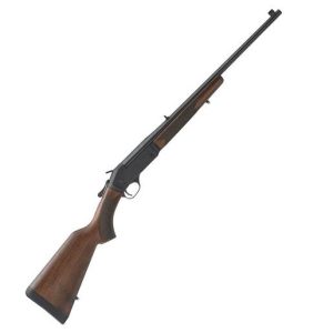 Henry Single Shot 45-70 Government Blued/Walnut Break Action Rifle - 22in - Brown