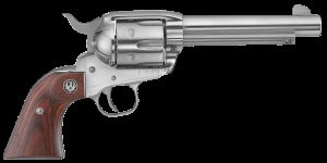 Ruger Vaquero Single-Action Revolver in Stainless Steel - Model 5104