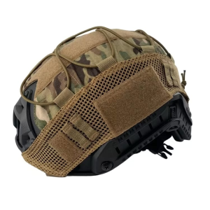 Guard Dog Body Armor FAST Level 3a Ballistic Helmet - Universal Fit - Black W/ Multicam Cover - FAST-HELMET-U