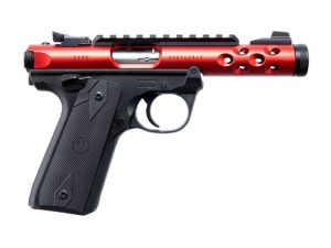 Ruger Mark IV Lite Threaded Barrel .22 LR Pistol, Red - 43910
