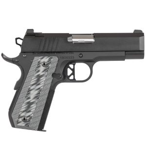 Dan Wesson ECP .45ACP Blk Alum Bobtail Frame w/Brass Bead Front/Serrated Rear Sight, G10 Grips, 4" Bull Bbl, 8rd Pistol 01883