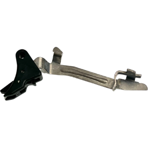 Shadow Systems Elite Flat Face Trigger with Trigger Bar for Glock for Glock 17, 19, 26, 34 Gen 3, 4 Aluminum Black