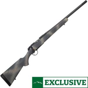 Bergara Ridge Carbon Wilderness 6.5 PRC Camo/Black Cerakote Bolt Action Rifle - 20in
