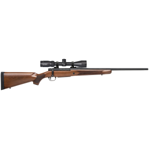 Mossberg 28059 Patriot 25-06 Rem Caliber with 5+1 Capacity, 22" Fluted Barrel, Matte Blued Metal Finish & Walnut Stock Right Hand (Full Size) Includes Vortex Crossfire II 3-9x40mm Scope