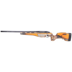 Tikka T3X Sporter Blued Steel 308 WIN NS 23.7 BBL 1:1/10 M18X1 TPI LH 5RD Laminate ADJ CHK / Oiled Orange J03222