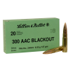 SELLIER & BELLOT 300 Blackout 147 Grain FMJ Ammo 20 Round Box (SB300BLKB)