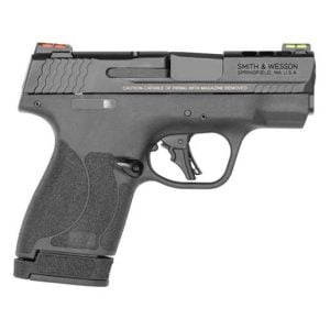Smith & Wesson M&P 9 Shield Plus 9mm Luger 3.1in Thumb Safety Ported Black Armornite Pistol - 13+1 Rounds Subcompact