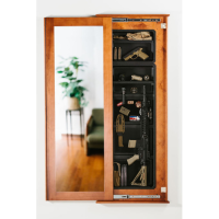 TACTICAL WALLS 1450M In-Wall Home Defense Mirror Cherry