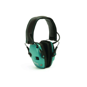 Howard Leight R02521 Impact Sport Electronic Muff Metal 22 dB Over the Head Teal Ear Cups w/Black Band
