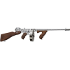 Thompson 1927A1 Deluxe Semi Automatic Rifle 45 ACP 16.5" Chrome Threaded Barrel Tiger Stripe Frame Walnut Pistol Grip