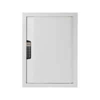 SnapSafe In-Wall Keypad Gun Safe Steel White