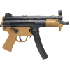 Heckler and Koch SP5K-PDW, Semi-Auto 9mm Pistol, 5.83" Threaded Barrel with Tri Lug Adapter & (2) 30 Round Magazines, Two Tone (FDE/Black) - 81001434