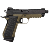 Kimber 3100023 KDS9C TFS 9mm 15+1 18+1 4.60" FDE/Black Front and Rear Serrations Stainless Steel G-10 Grip