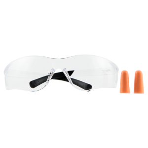 Zteck Scratch-Resistant Wraparound Shooting Glasses and Ear Plugs