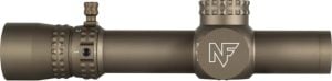 NightForce NX8 1-8x24mm Capped LPVO Rifle Scope 30mm Tube First Focal Plane FC-MOA Reticle Dark Earth