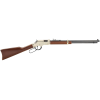 Henry Golden Boy Lever Action Rifle 22 Long Rifle 20" Blued Barrel Brass Frame Walnut Straight Grip Stock