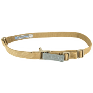 Blue Force Gear VCAS125OACB Vickers Sling made of Coyote Tan Cordura with 54"-64" OAL, 1.25" W, Two-Point Design & Nylon Adjusters for Rifle & Carbine