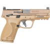 Smith & Wesson M&P9 M2.0 Compact 9mm Luger Pistol 4" Barrel 15+1 Round Flat Dark Earth