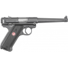 Ruger 40105 Mark IV Standard Single 6" Barrel, .22 LR Caliber, 10+1 Black Aluminum Grip Blued