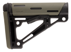 Hogue 15250 OverMolded Collapsible Buttstock - OD Green AR-15/M16/M4