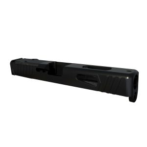 Rival Arms Precision Slide w/ Doc Optic Cut for Glock 17 Gen 3 Pistol, Quench-Polish-Quench - RA10G105A