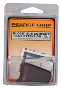 Pearce Grip Glock 26/27/33/39 Pistol Magazine Extension 2 Round Black 1 Pack Polymer 3RD-2RD