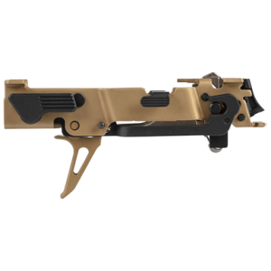 Sig Sauer 8900160 P320 Custom Works Fire Control Unit *FFL Item (FCU Only), 9mm Luger/40 S&W/357 Sig, Gold Nitride, Titanium Frame & Flat Face Skeletonized Trigger, Fits Sig P320 Parts