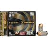 Federal Premium Personal Defense 45 ACP Ammo 210 Grain Federal Hydra-Shok Deep Jacketed Hollow Point Box of 20