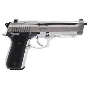 Taurus PT92 9mm Luger 5in Stainless Steel Pistol - 17+1 Rounds - Gray
