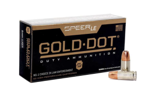 Speer Gold Dot 9mm 147gr. JHP Ammo, 50rds - 53619