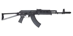 PSA AK-103 GF3 Forged MOE Nitride Barrel Triangle Side Folding Rifle, Black