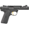 Ruger 43956 Mark IV 22/45 Lite 10+1 4.40" Stainless Threaded Barrel, Black Anodized Serrated Slide, Picatinny Rail, Black Anodized Polymer Frame, Black Checkered 1911-Style Grip