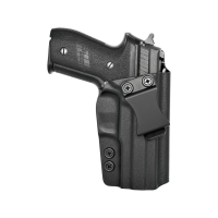 Rounded IWB Holster Right Hand Sig Sauer P229 with Rail Kydex Black