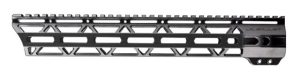 JL Billet Angled AR-15 M-Lok Free-Float Handguard 13 inch Black