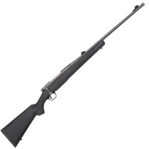 Mossberg Patriot 338 Winchester Magnum Synthetic Stainless Steel Cerakote Bolt Action Rifle - 24in - Black