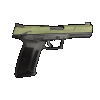 RUGER-5.7 X 28 4.9 PISTOL BLACK/DESERT NIGHT CAMO SLIDE 20+1 MS