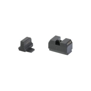 Night Fision Optics Ready Stealth Series Sights Black Front and Rear Sight Fits Sig P320 with P-Series Dovetail .315"-.302" Blade Height Square Notch