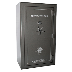 Winchester Safes Legacy 53 Electronic Entry Black Powder Coat 10 Gauge Steel Holds Up to 51 Long Guns Fireproof- Yes , Gun Safe