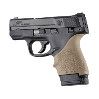 Hogue Handall Slip On Beavertail Grip Sleeve S&W M&P Shield 9, 40, Ruger LC9 Rubber Flat Dark Earth