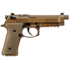 Beretta M9A4 9mm DA/SA 18rd (OR) Pistol, 5.1" Barrel, FDE