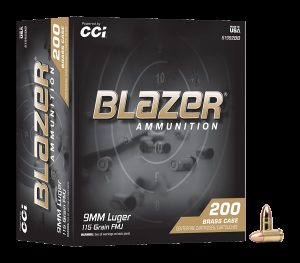 CCI Blazer Brass .380 ACP 98 Grain JHP Centerfire Handgun Ammo