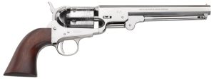 Pietta 1851 Navy Old Silver .36 Cal 7.50" 6rd Revolver, Old Silver - PF51OS36712