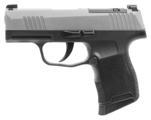 Sig Sauer P365 9mm Pistol 3.1" 10rd, Stainless Steel / Black - 365-9-SXR3P