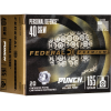 Federal Premium Personal Defense Punch 40 S&W Ammo 165 Grain Jacketed Hollow Point Box of 20