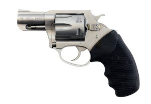 Charter Arms Pitbull DA/SA Revolver - 9mm - Stainless Steel/Black