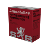 Sellier & Bellot Match 338 Lapua Magnum Ammo 300 Grain Sierra MatchKing Jacketed Hollow Point Box of 10