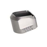 Tyrant CNC TDMPMAGEXFSGREY Magazine Extension Fits S&W M&P 9/40 5rd Compatible w/ Full-Size M&P 1.0/2.0 frames Grey Aluminum