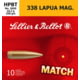 Sellier & Bellot 338 Lapua Mag 250 Grain Hollow Point Boat Tail Rifle Ammo 10 Rounds