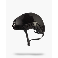 GUARD DOG BODY ARMOR LEVEL IIIA BALLISTIC BLACK HELMET W/ MULTICAM COVER UNIVERSAL FIT